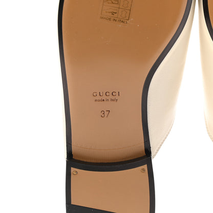 Gucci Malaga Kid Womens Princetown Slippers 37 Mystic White 8 of 10