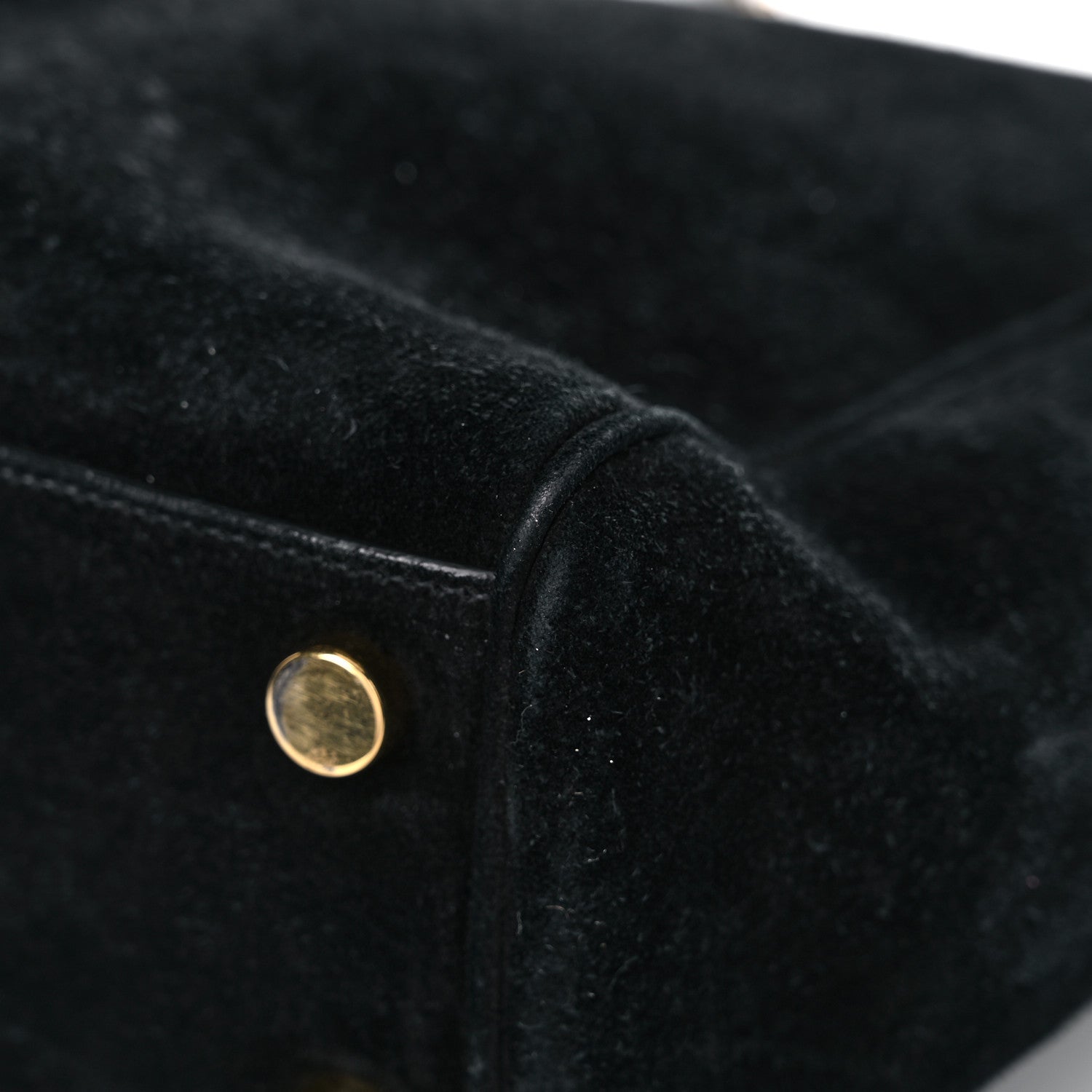 Saint Laurent Suede Monogram Cassandre Shopper Black 8 of 30