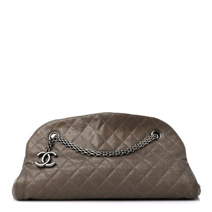 Chanel Metallic Caviar Quilted Medium Just Mademoiselle Beige 1 of 12