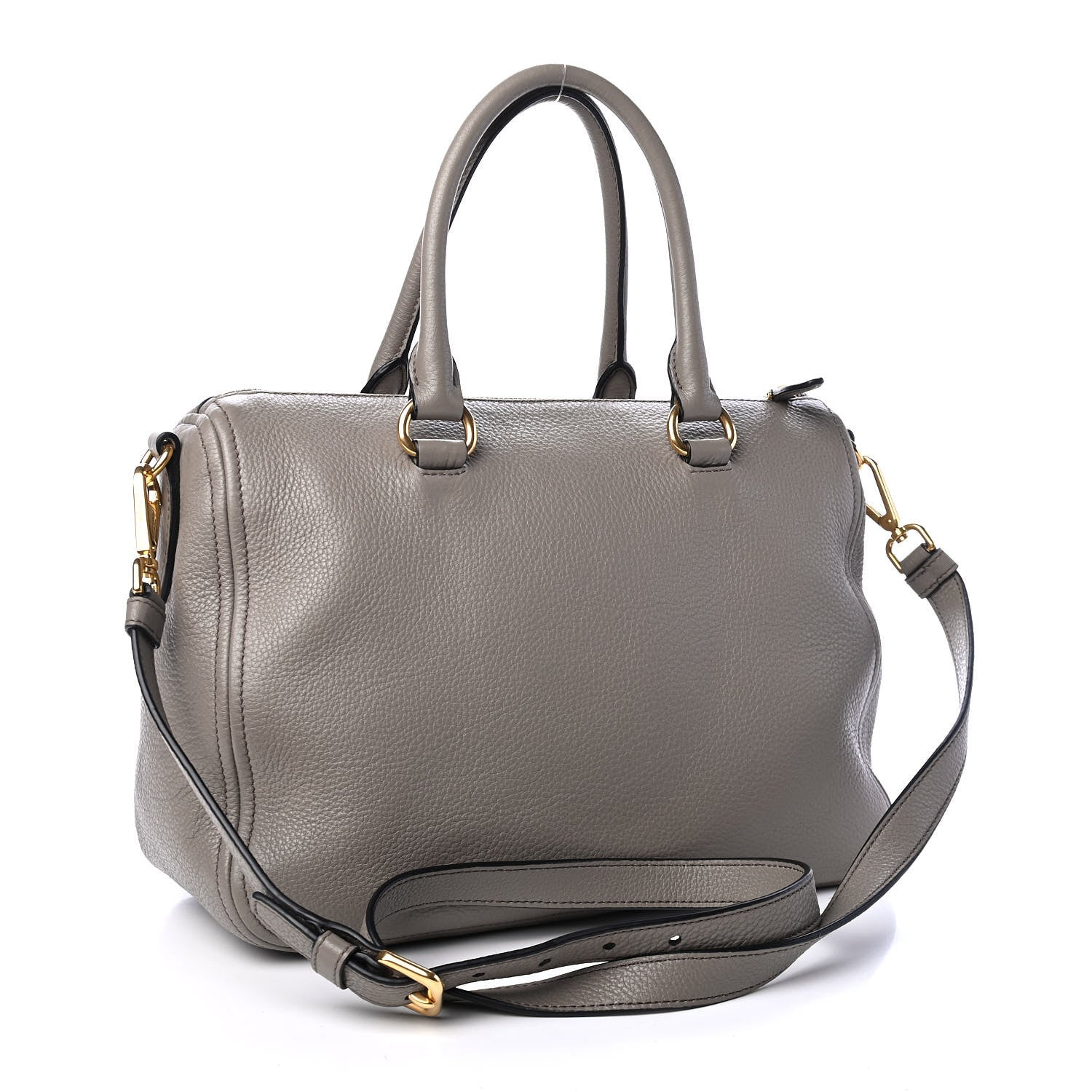 Prada Vitello Daino Satchel Argilla 3 of 9