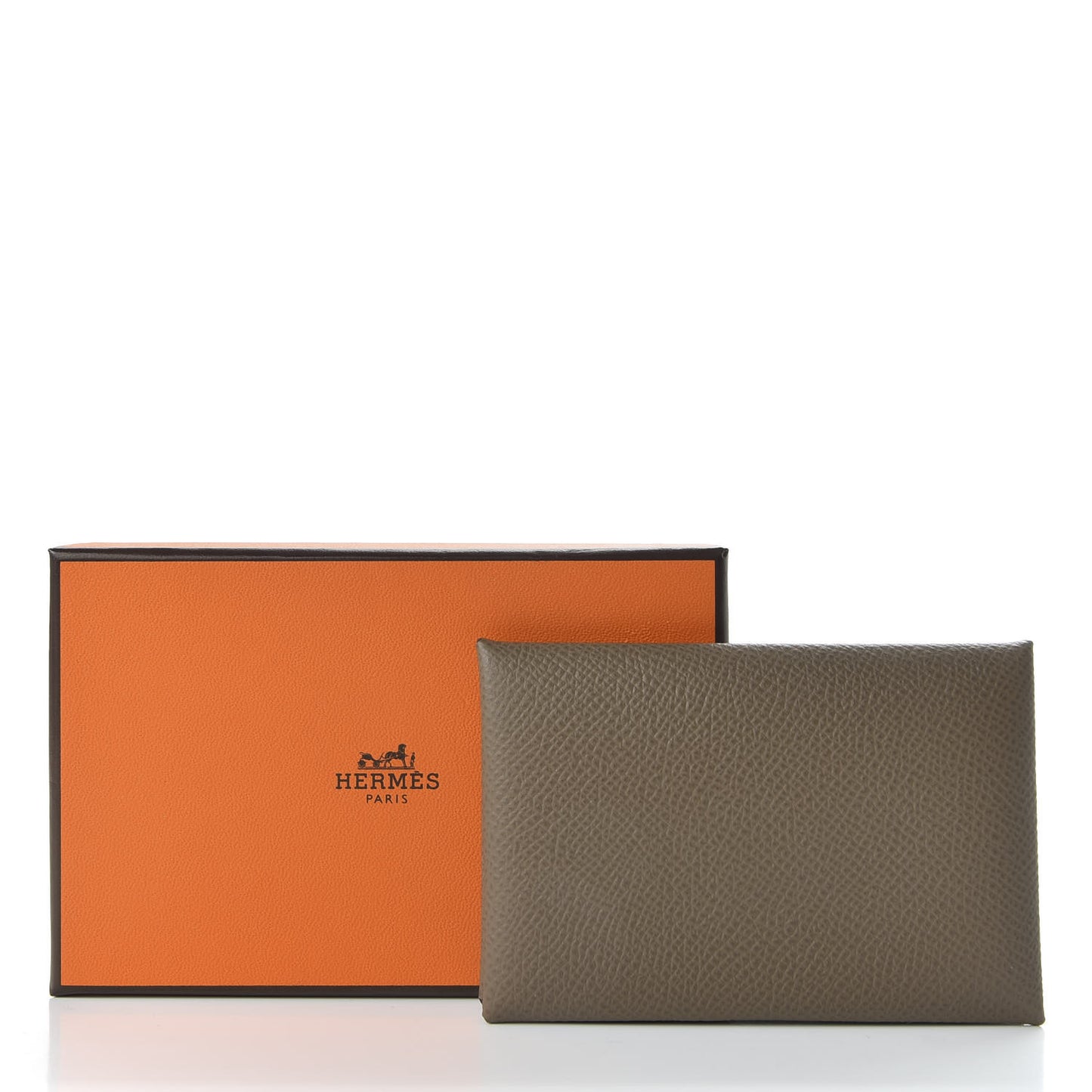 Epsom Calvi Card Case Etoupe