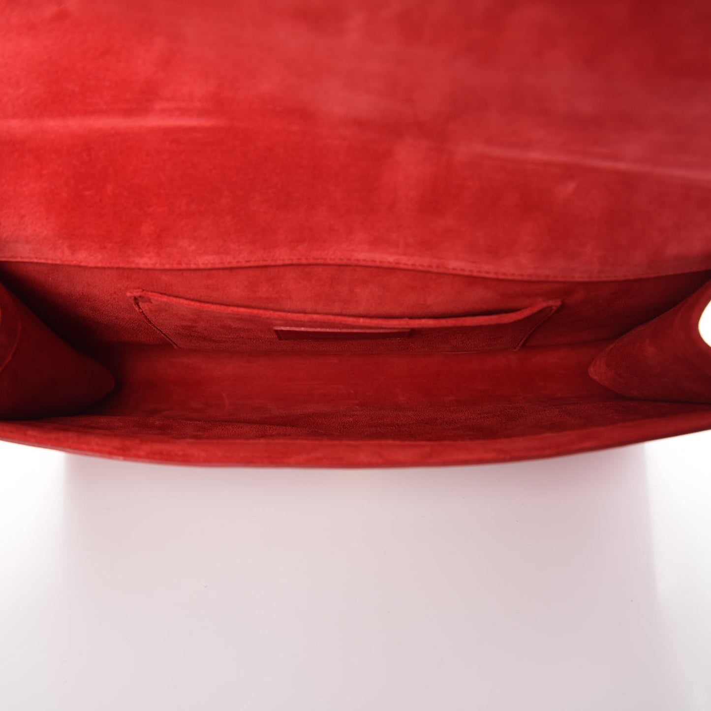 Calfskin Classic Y Ligne Clutch Red