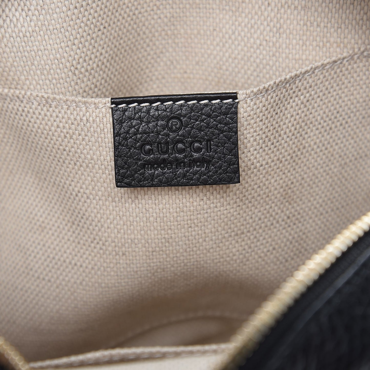 Pebbled Calfskin Small Soho Disco Bag Black
