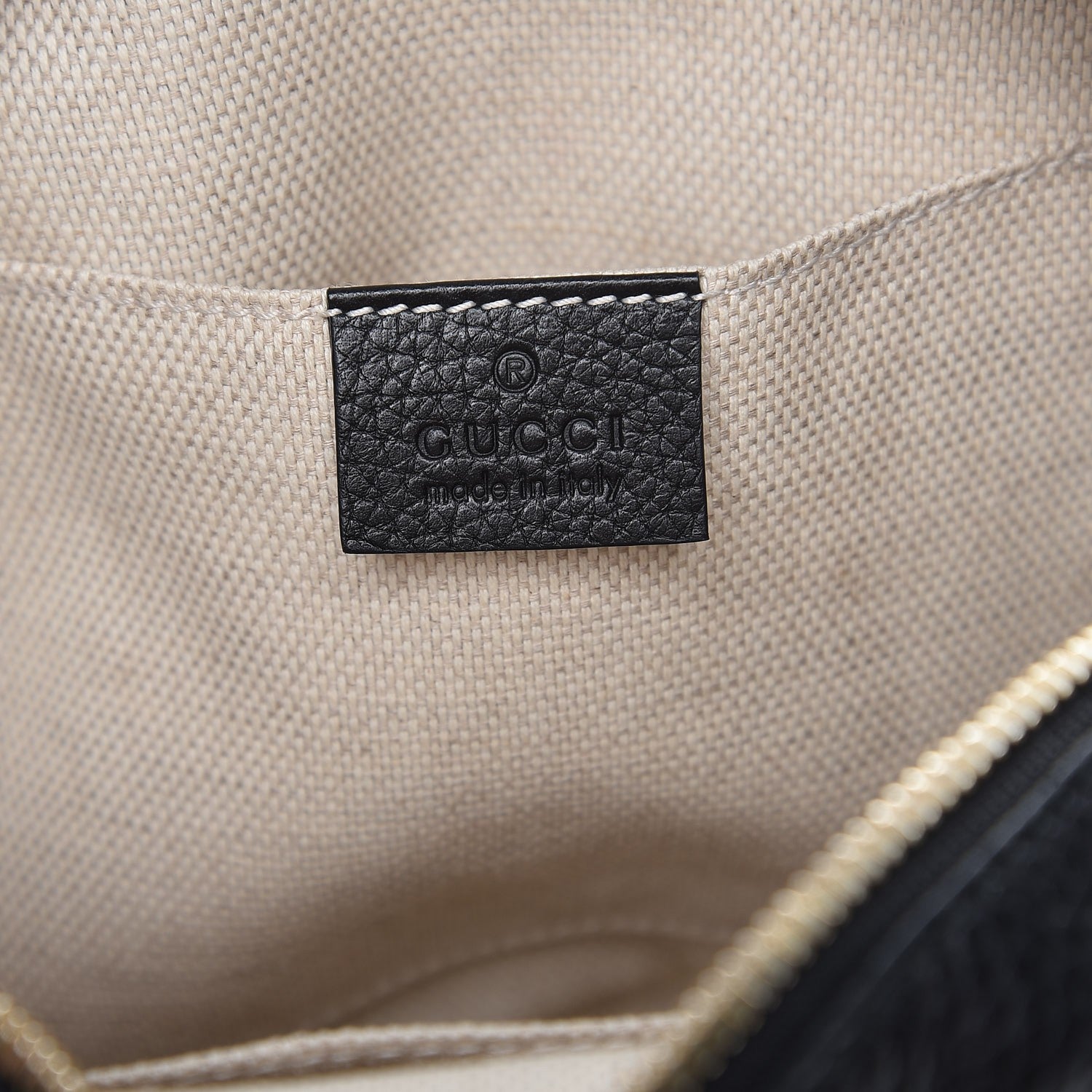 Gucci Pebbled Calfskin Small Soho Disco Bag Black 6 of 7