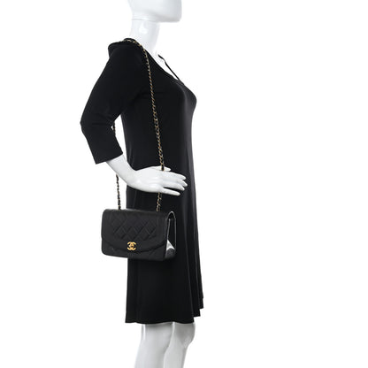 Chanel Lambskin Quilted Small Single Flap Black 2 of 10