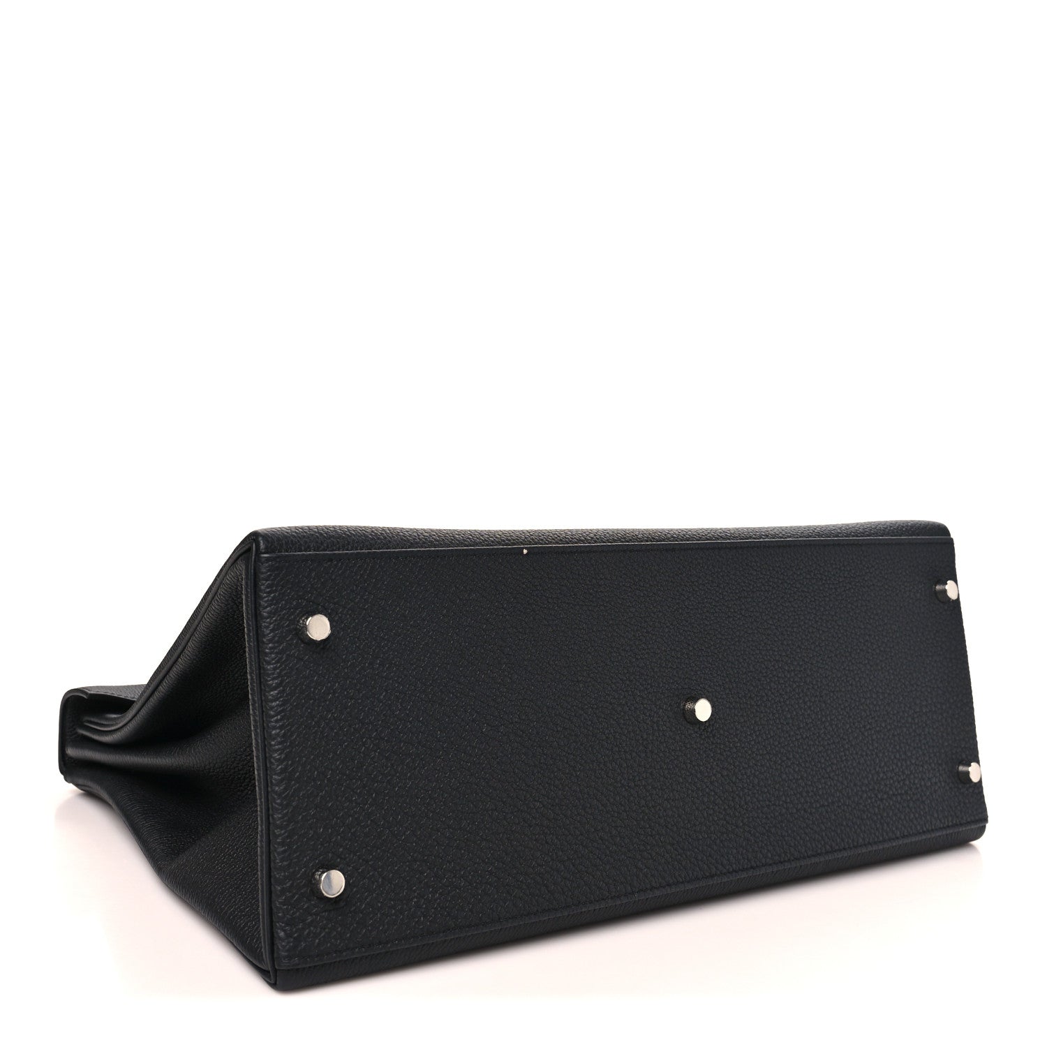 Hermes Togo Maxi Kelly Retourne 42 Black 3 of 9