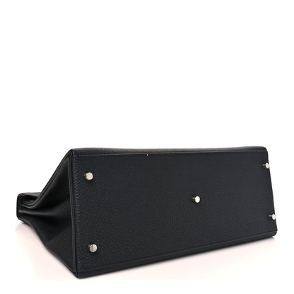 Hermes Togo Maxi Kelly Retourne 42 Black 3 of 9