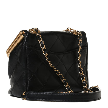 Chanel Lambskin Quilted My Crush Bag Black 3 of 14