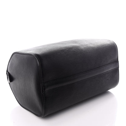 Louis Vuitton Epi Speedy 25 Black 3 of 8
