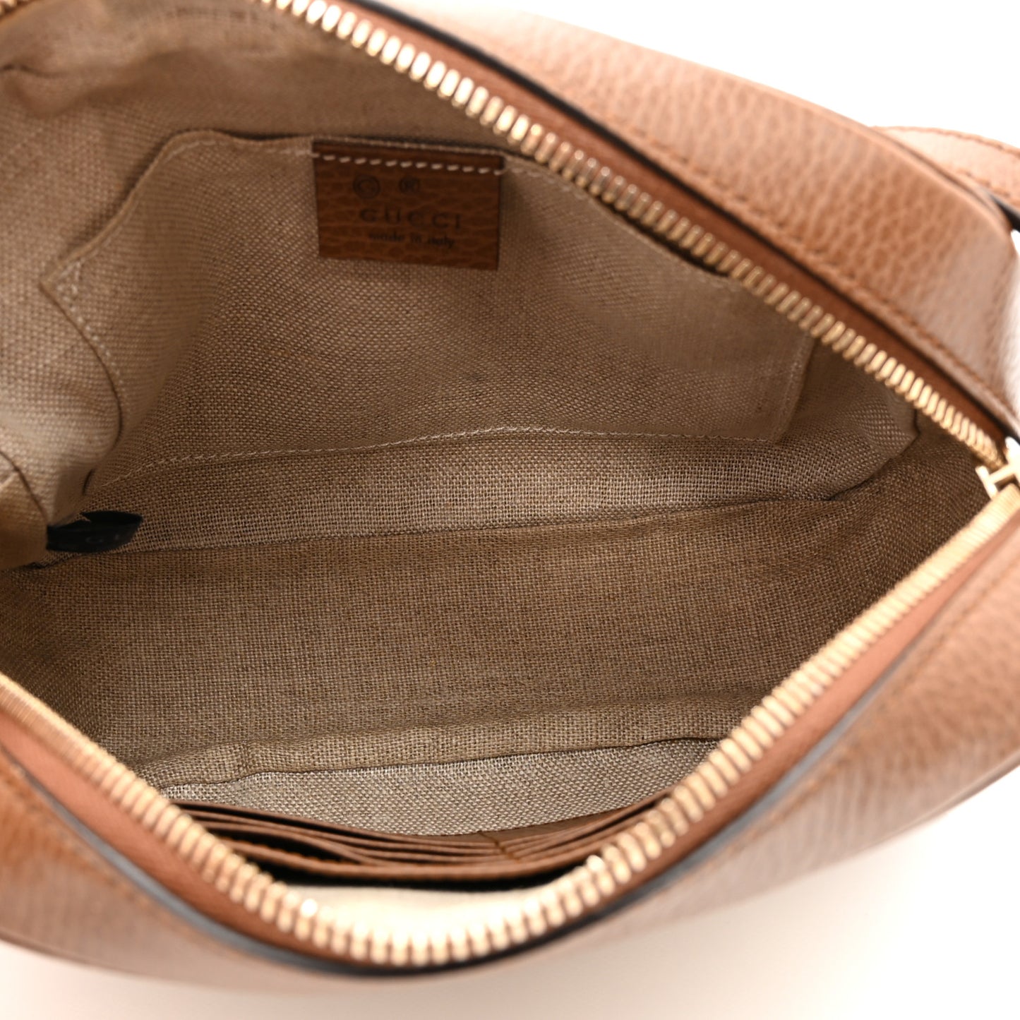 Monogram Mini Bree Messenger Bag Beige Tabacco