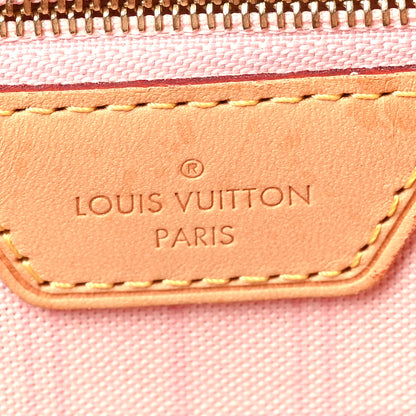 Louis Vuitton Damier Azur Neo Neverfull MM Rose Ballerine 6 of 11