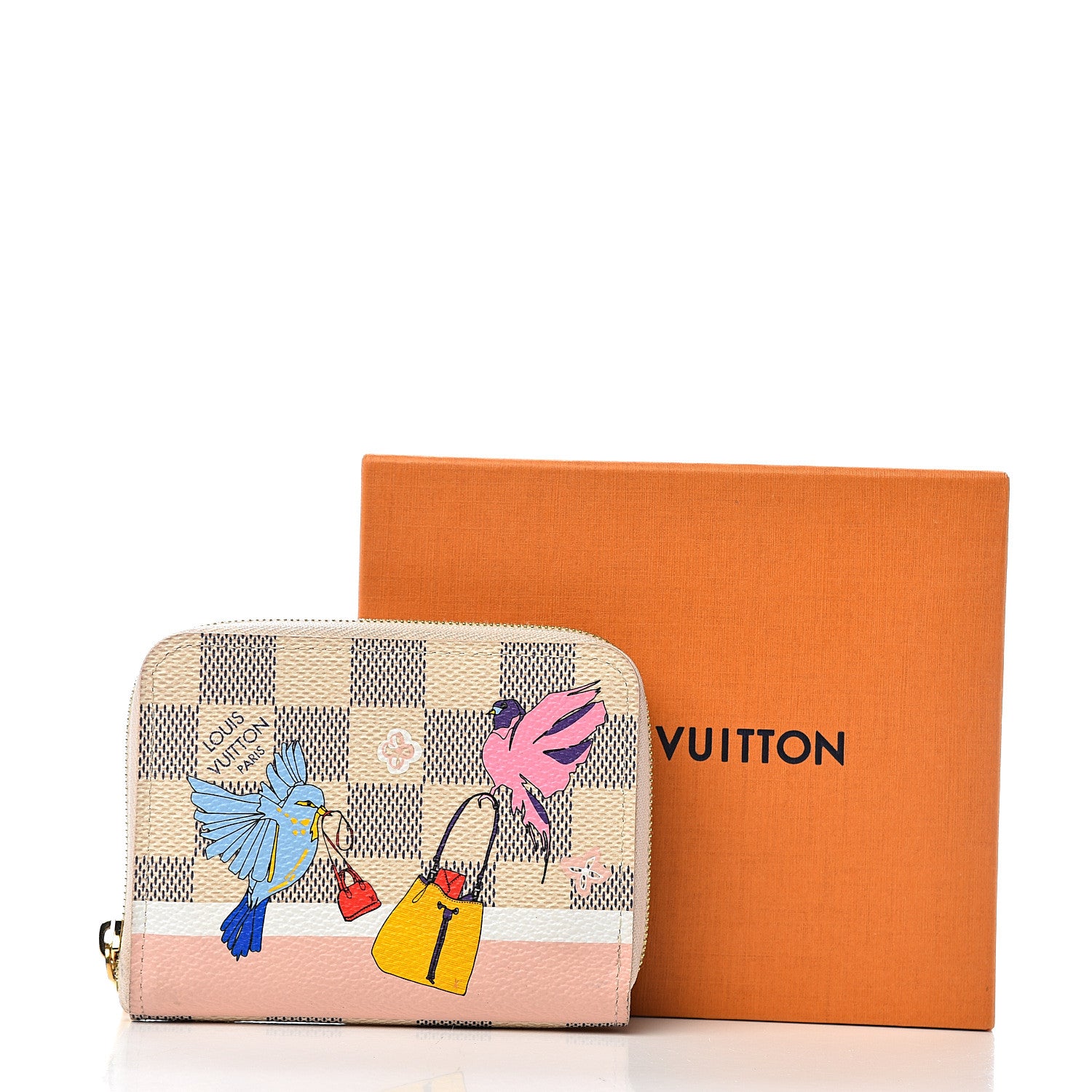 Louis Vuitton Damier Azur 2018 Christmas Animation Zippy Coin Purse 8 of 8
