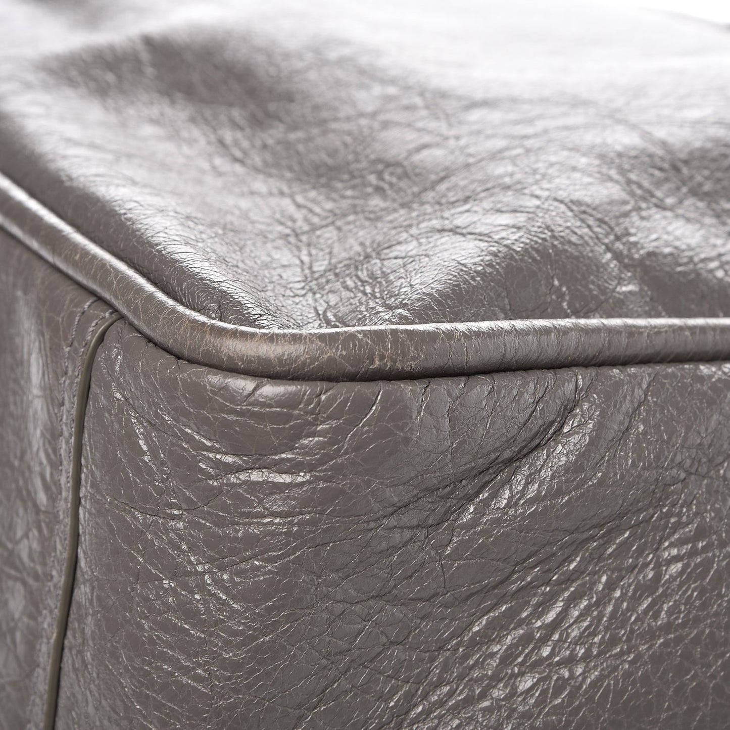 Agneau Medium Blanket Square Tote Grey