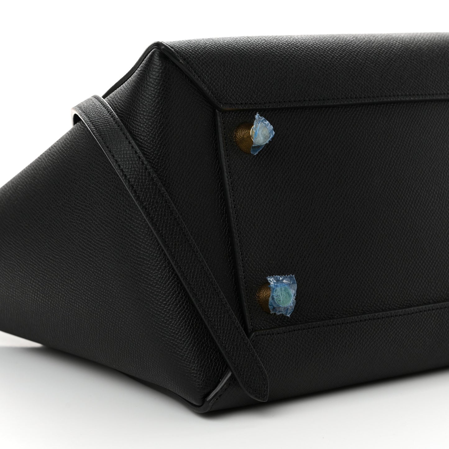 Grained Calfskin Mini Belt Bag Black
