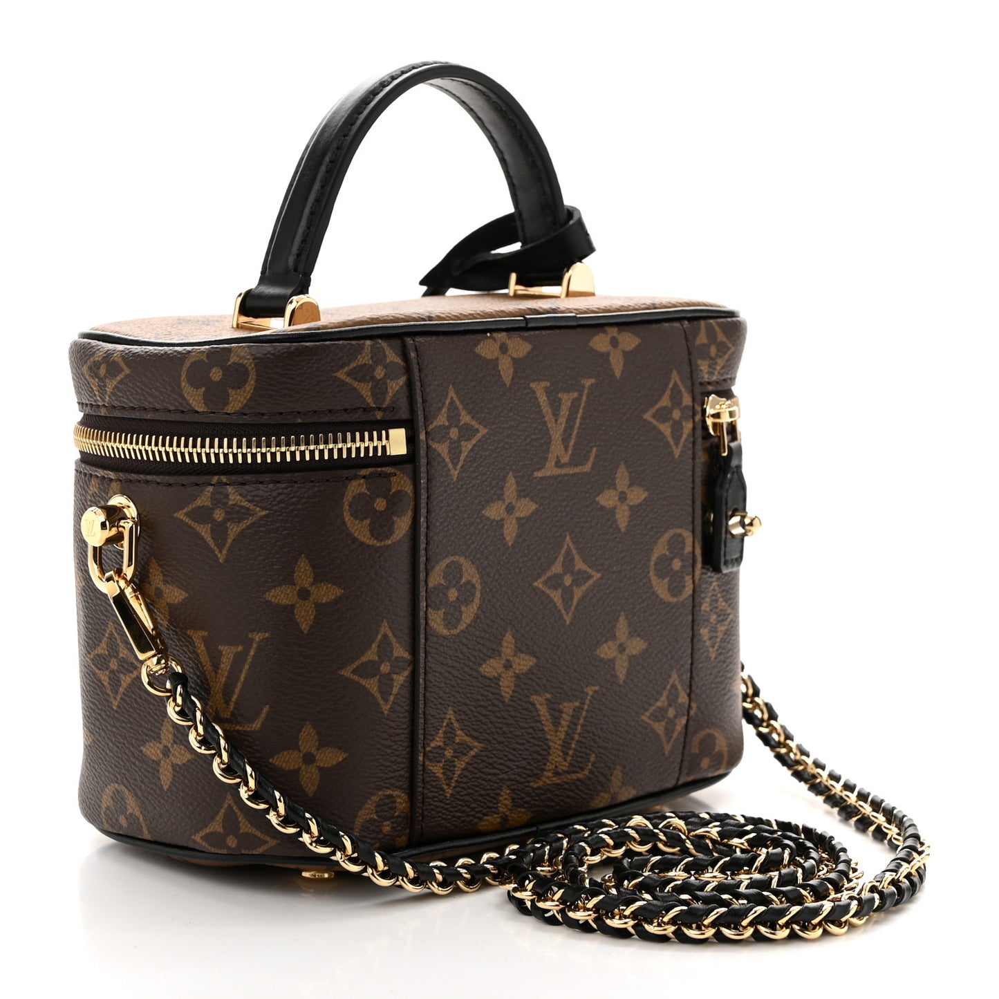 Reverse Monogram Vanity Chain Pouch