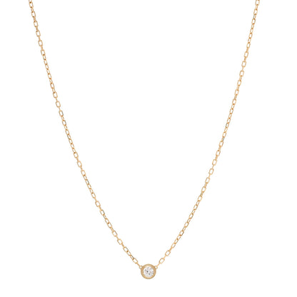Cartier 18K Yellow Gold Diamond SM D'Amour Pendant Necklace 1 of 4