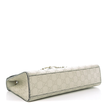 Gucci Guccissima Signature Medium Emily Chain Shoulder Bag Mystic White 4 of 11