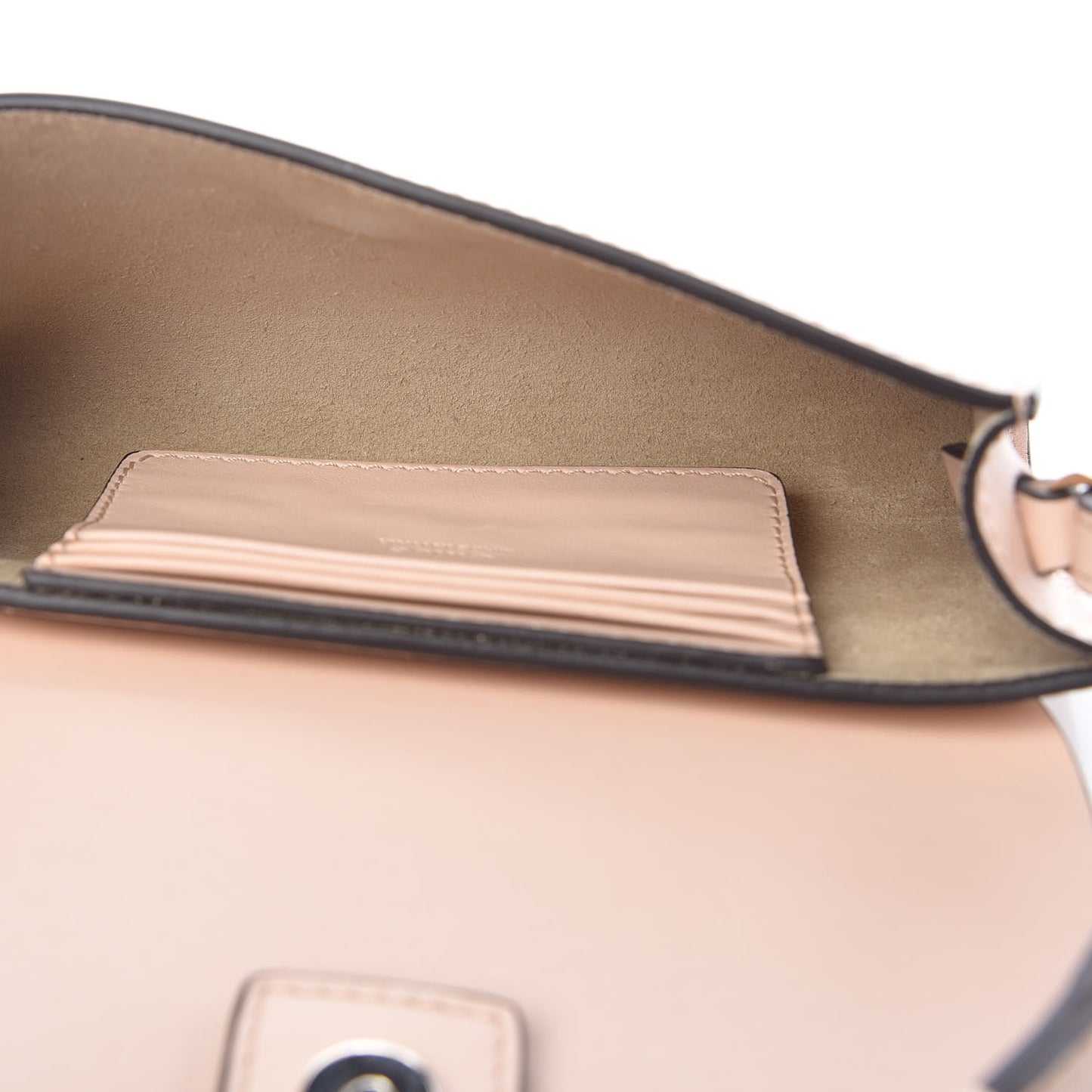 Calfskin Mini Faye Shoulder Bag Cement Pink