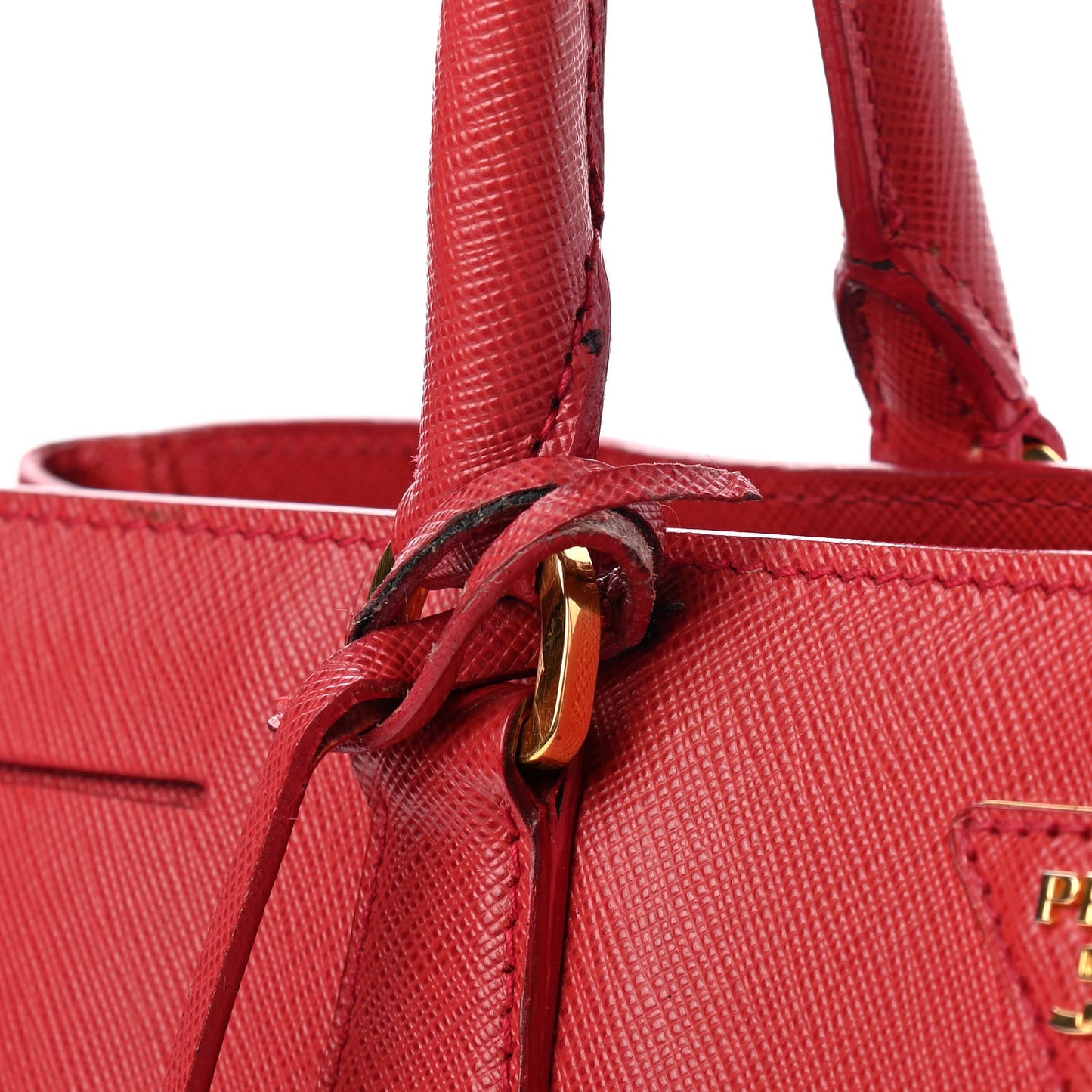 Saffiano Lux Large Tote Fuoco