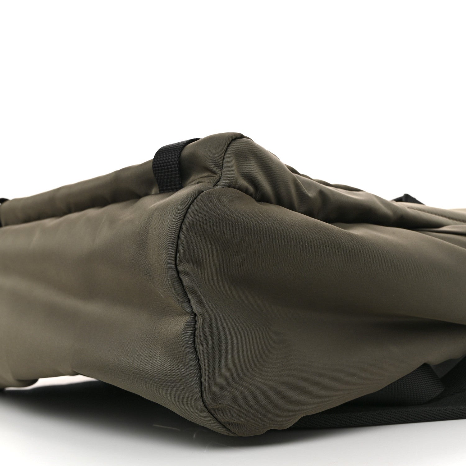Prada Tessuto Nylon Montagna Double Buckle Backpack Militare 11 of 11