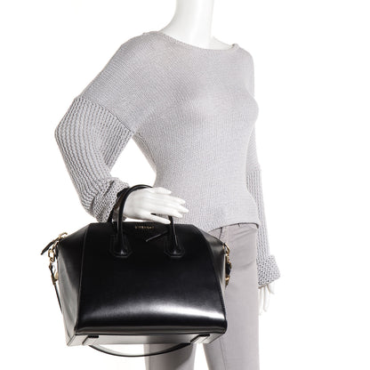 Givenchy Shiny Lord Calfskin Medium Antigona Black 2 of 11