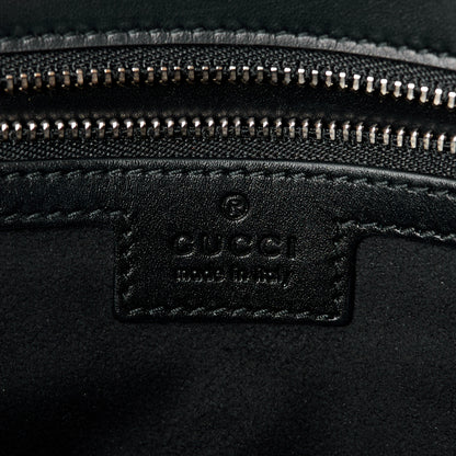 Gucci Senna Calfskin Petite GG Top Handle Shoulder Bag Black 6 of 11
