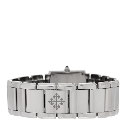 Patek Philippe Stainless Steel Diamond 25mm Twenty-4 Quartz Watch Blue 4910/10A-012 3 of 5