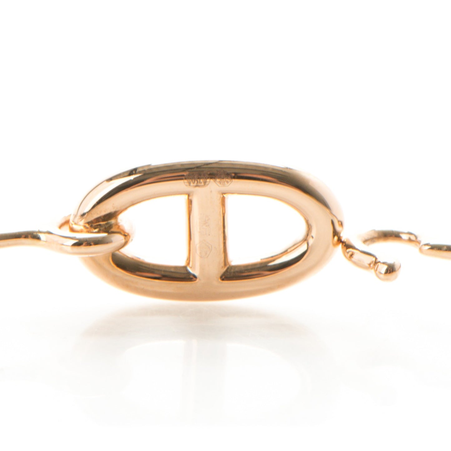 18K Rose Gold PM Ronde Chaine d'Ancre Bracelet SH