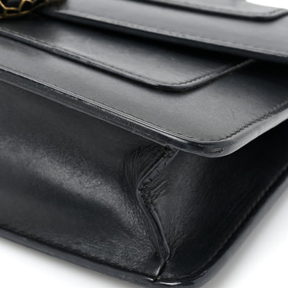 Bulgari Calfskin Serpenti Forever Crossbody Bag Black 16 of 21
