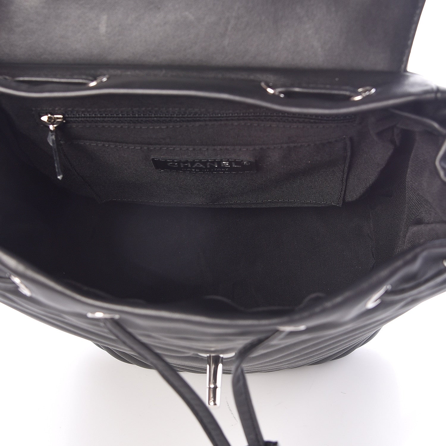 Chanel Lambskin Chevron Quilted Small Urban Spirit Backpack Black 5 of 10