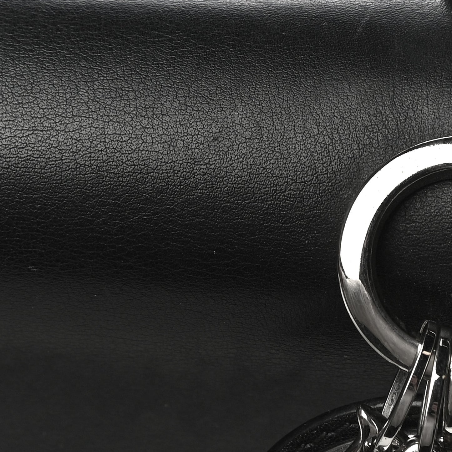 Smooth Calfskin Be Dior Flap Black
