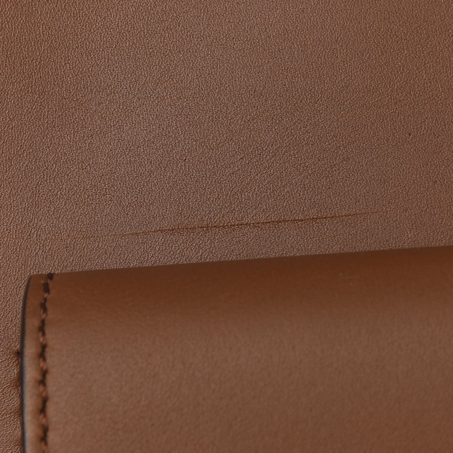 Calfskin T Twist Crossbody Bag Brown