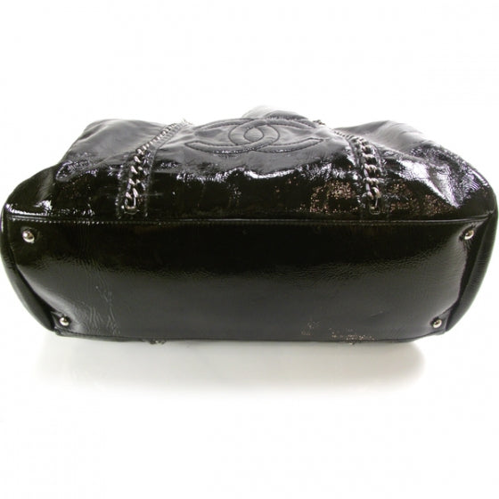 Patent Luxury Ligne Large Tote Black