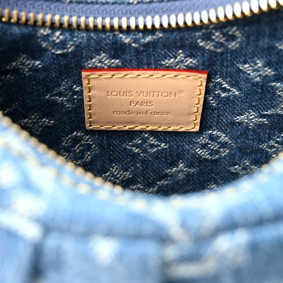 Louis Vuitton Monogram Denim Pochette Valley Blue 6 of 9