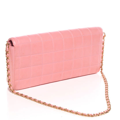Chanel Lambskin East West Chocolate Bar Flap Pink 3 of 7