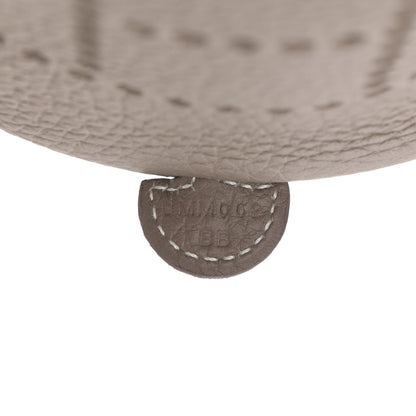 Hermes Taurillon Clemence Amazone Evelyne TPM Etoupe Bleu Indigo 7 of 11