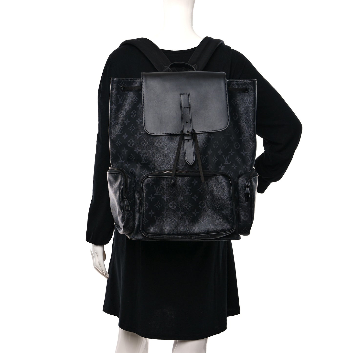 Monogram Eclipse Trio Backpack