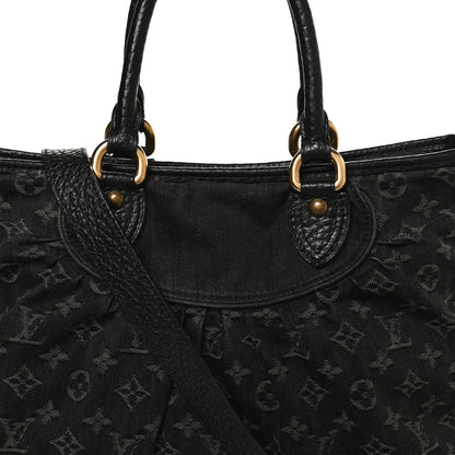 Louis Vuitton Denim Neo Cabby MM Black 7 of 13