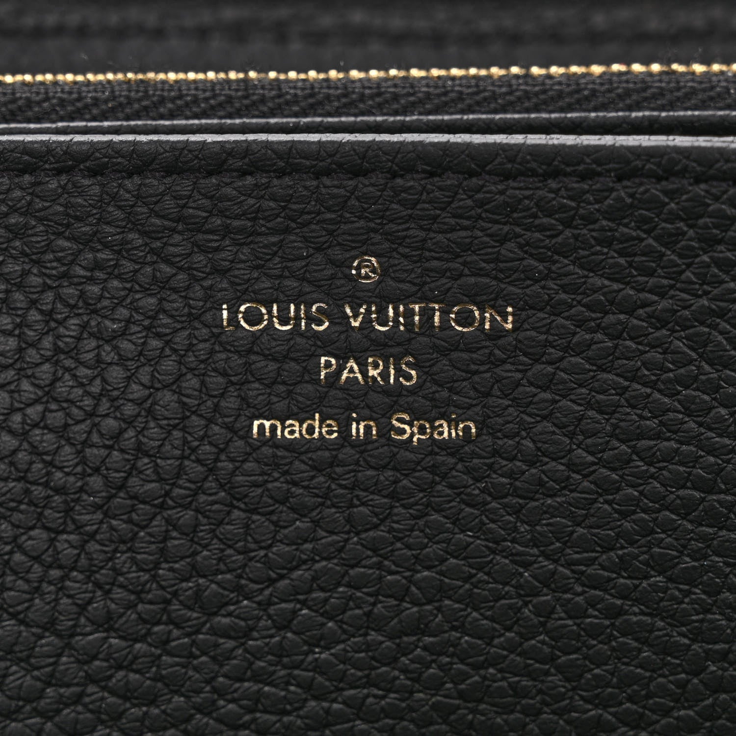 Louis Vuitton Empreinte Zippy Wallet Black 6 of 11