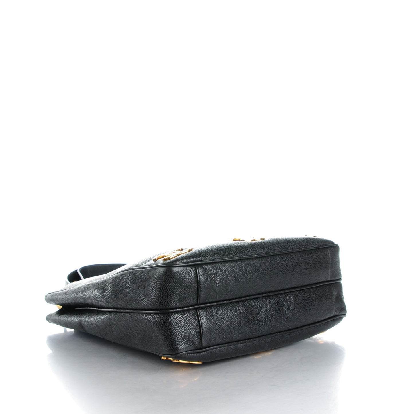 Caviar CC Shoulder Bag Black