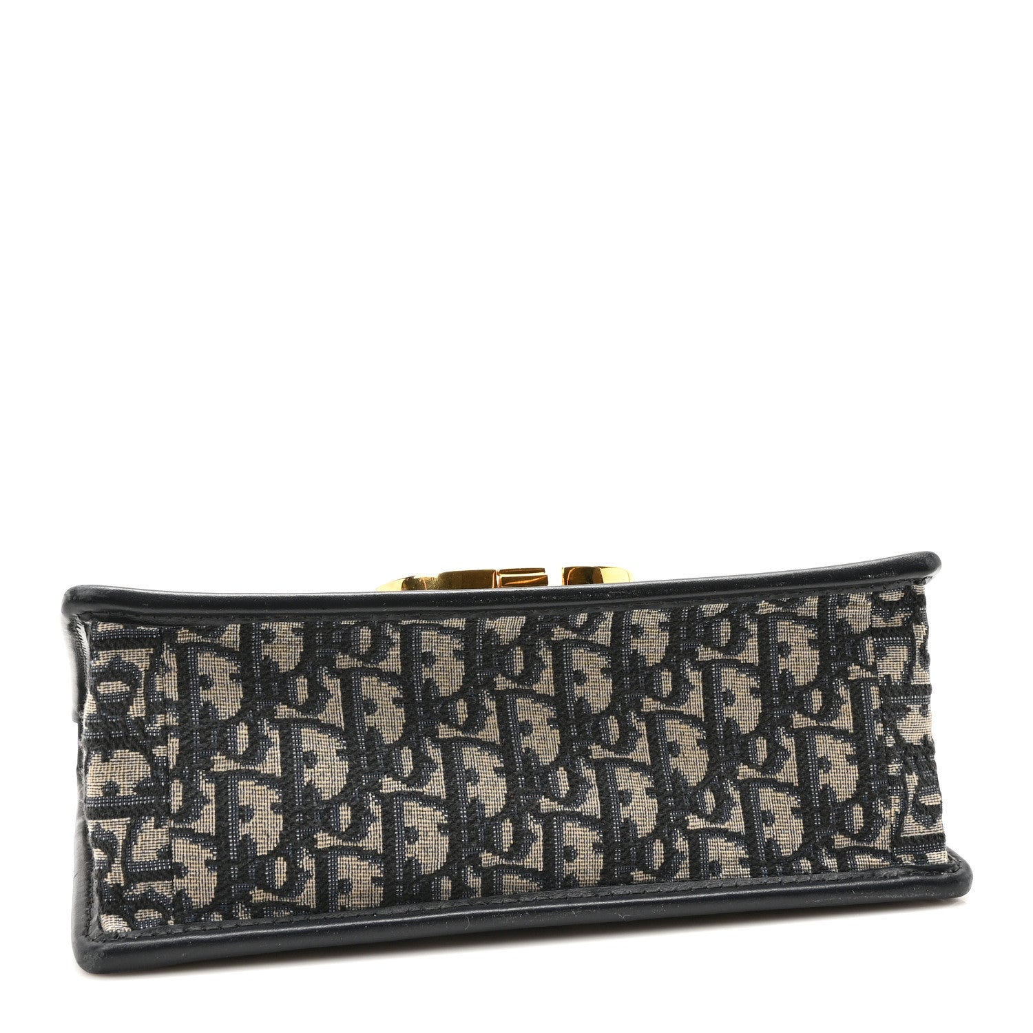 Christian Dior Oblique 30 Montaigne Chain Flap Bag Blue 4 of 9