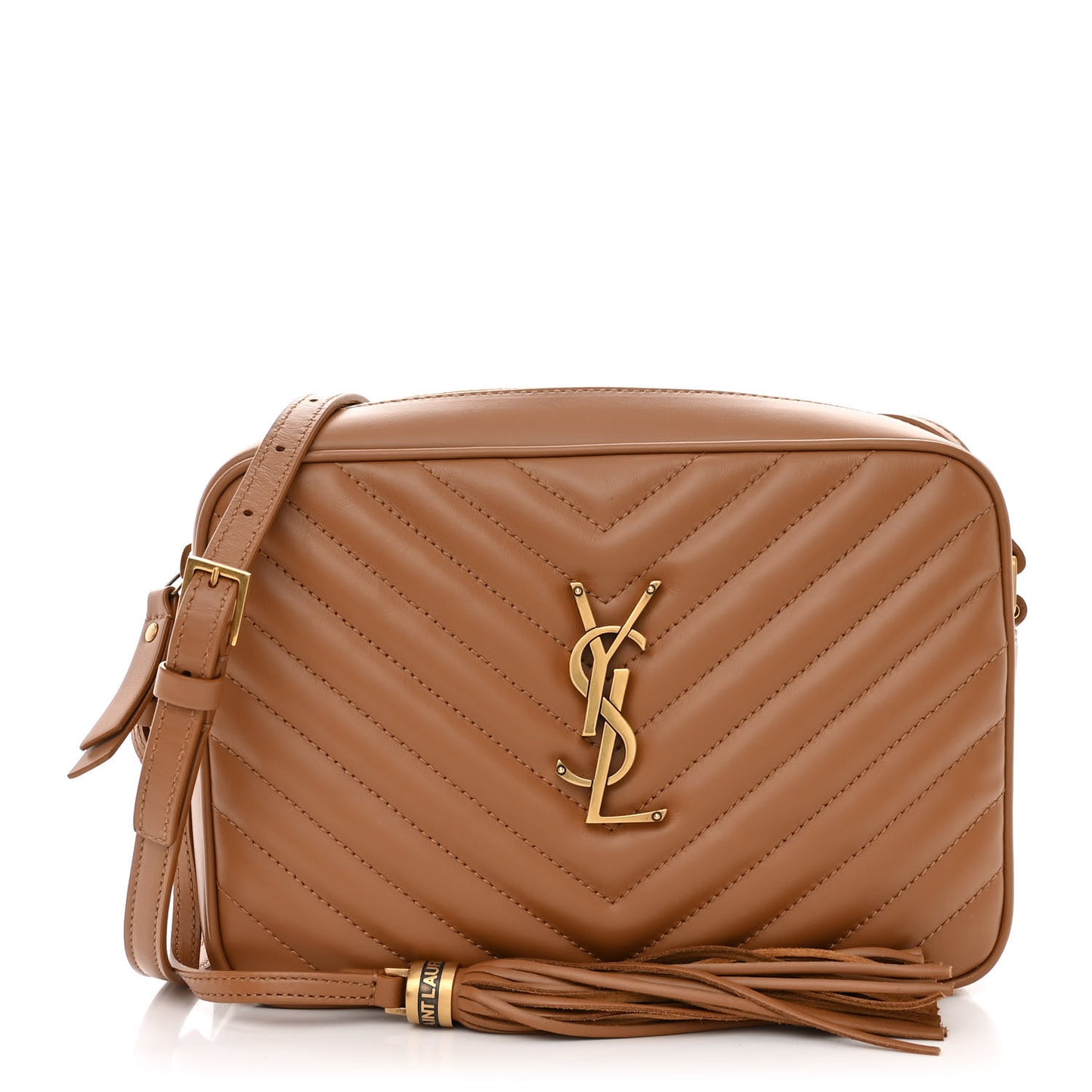 Calfskin Matelasse Monogram Lou Camera Bag Cinnamon