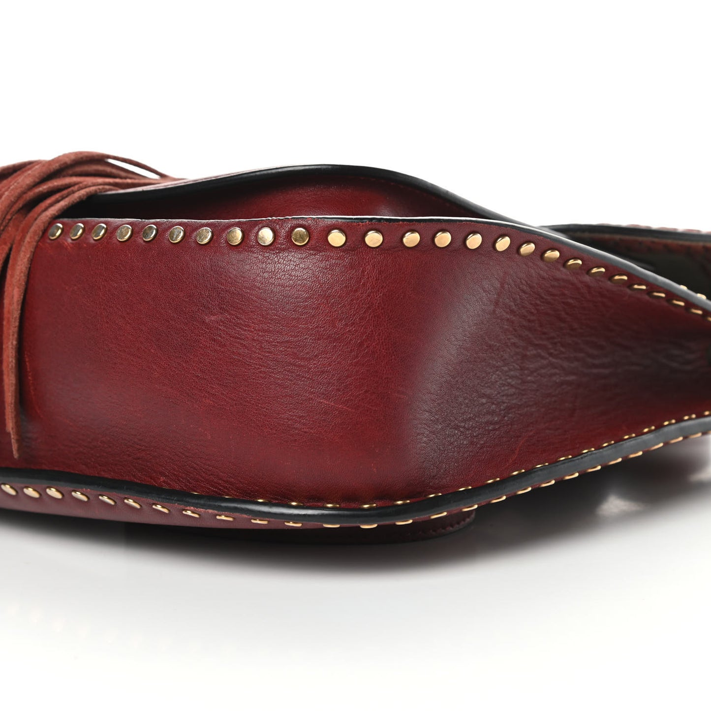 Calfskin Braided Small Hudson Shoulder Bag Sienna Red