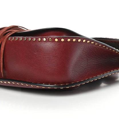 Chloe Calfskin Braided Small Hudson Shoulder Bag Sienna Red 10 of 20