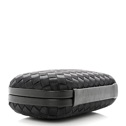 Bottega Veneta Satin Intreccio Impero Knot Clutch Black 4 of 6