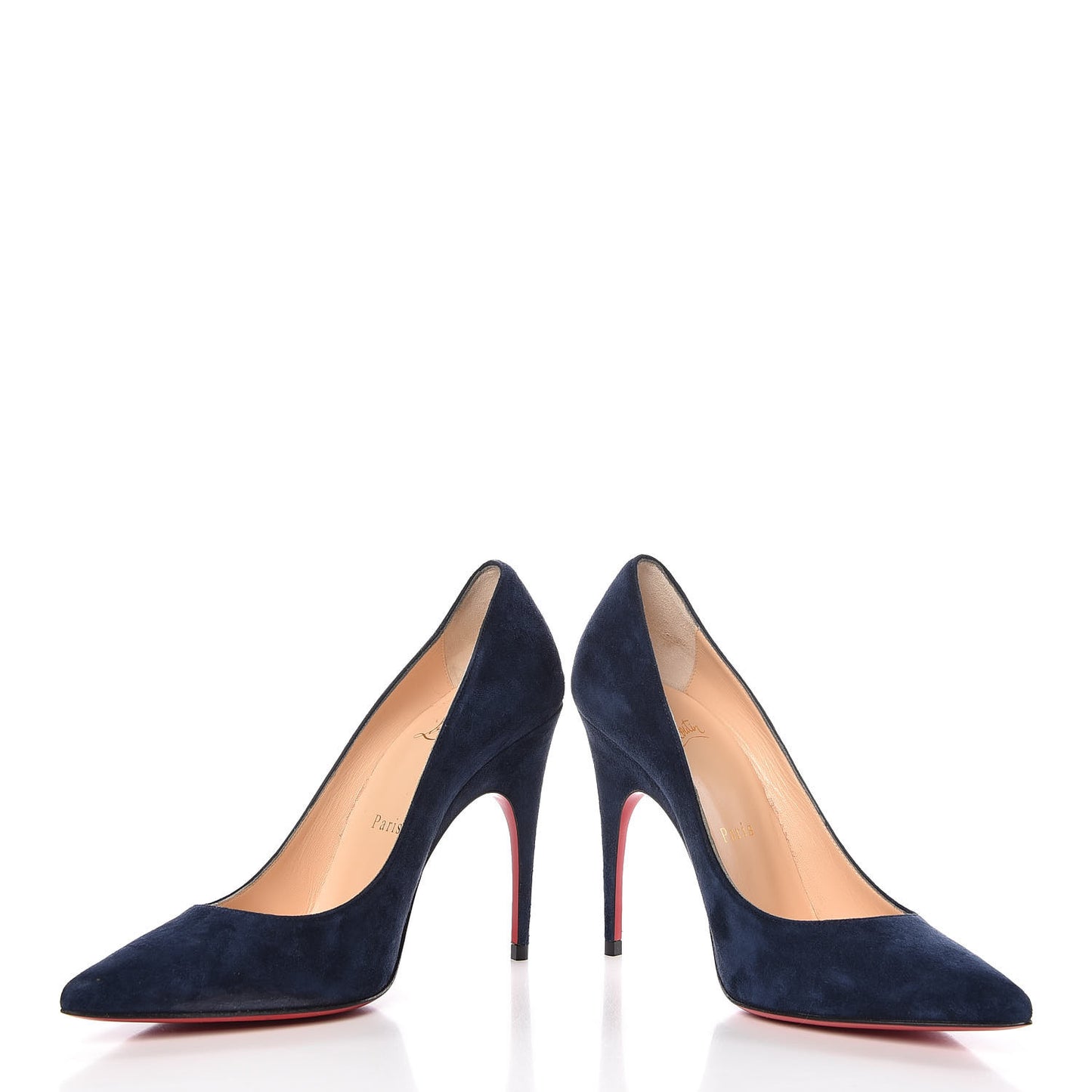Veau Velours Alminette 100 Pumps 36.5 Marine