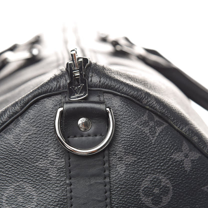 Louis Vuitton Monogram Eclipse Keepall Bandouliere 55 10 of 15