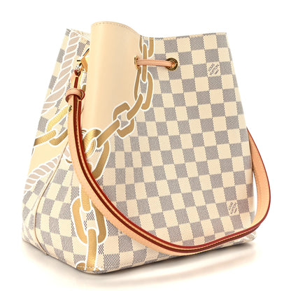 Louis Vuitton Damier Azur Nautical Neonoe MM 2 of 9