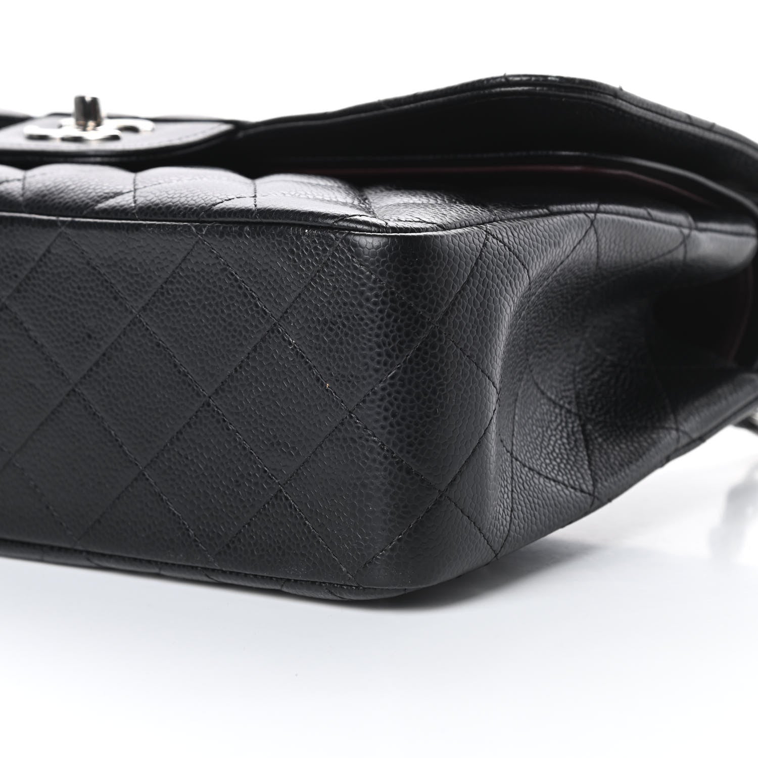Chanel Caviar Quilted Jumbo Double Flap Black 10 of 16