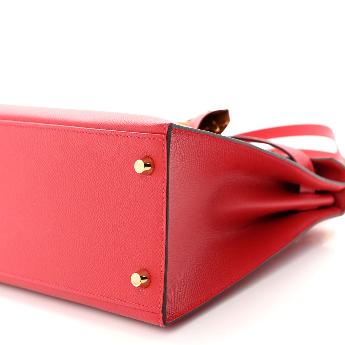 Epsom Horseshoe Kelly Sellier 28 Rouge Casaque Abricot